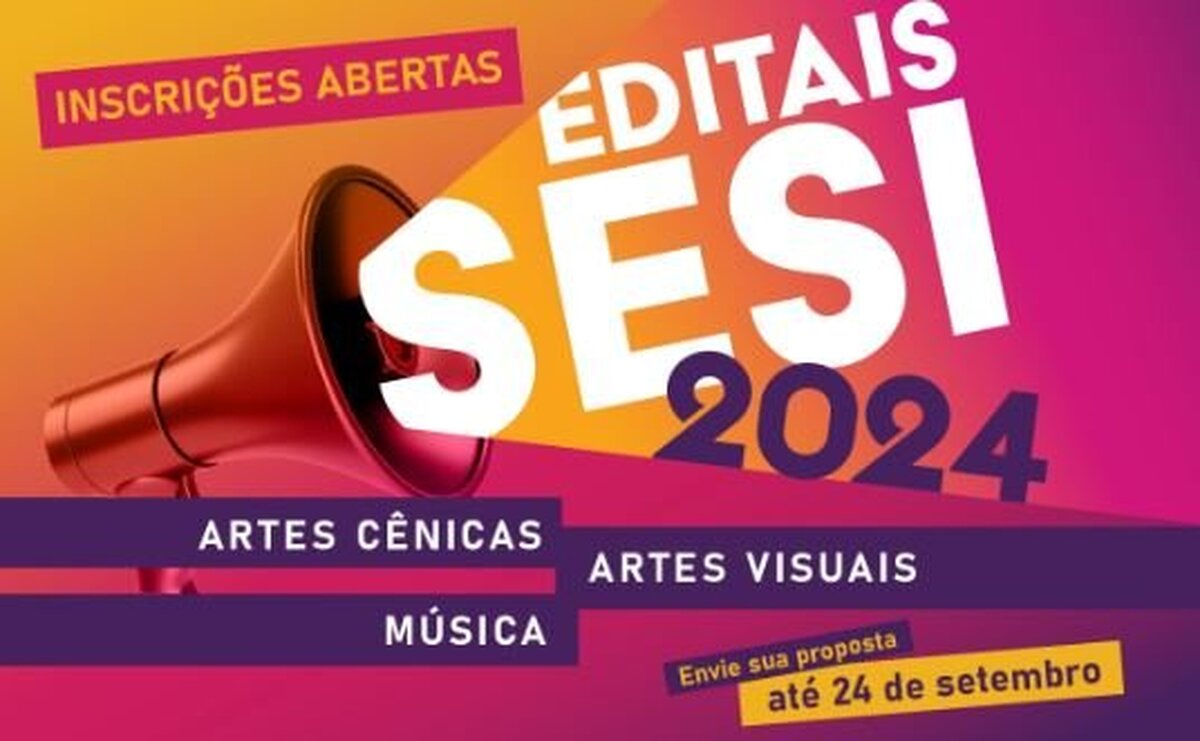 SESI-SP Edital de Chamamento 2024 - Inscrições até 24 de Setembro