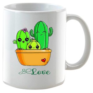 Caneca love cactos