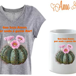 Kit: Baby Look + Caneca Que haja amor!