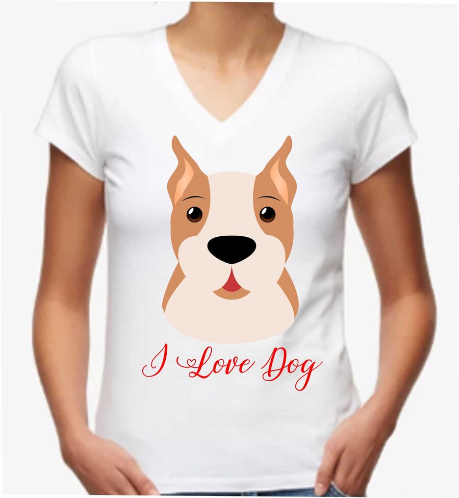 Baby look  I Love Dog