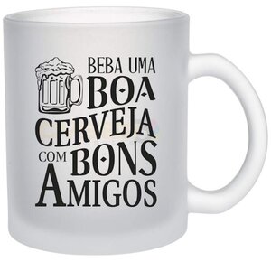 Caneca jateada Bons Amigos