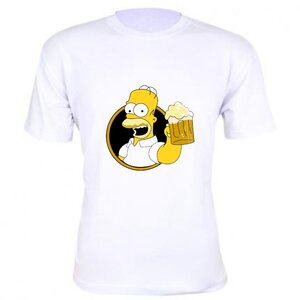 Camiseta Homer Simpson Cerveja