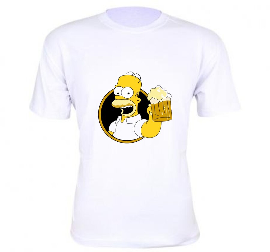 Camiseta Homer Simpson Cerveja