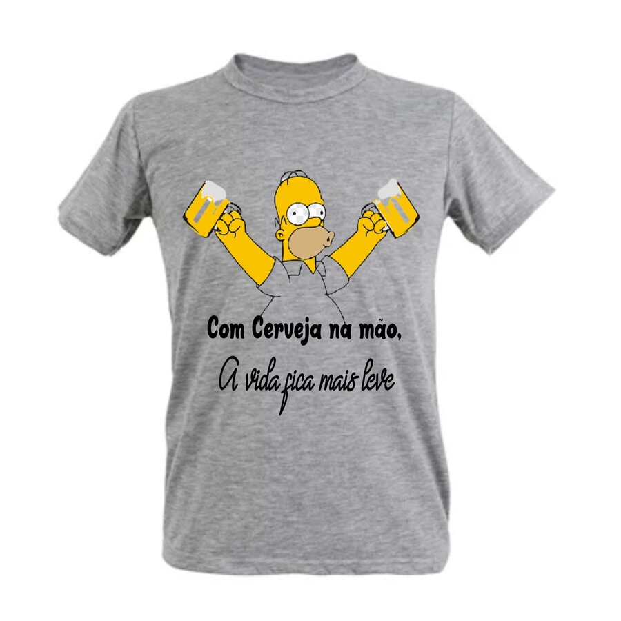 Camiseta Homer Simpson Cerveja