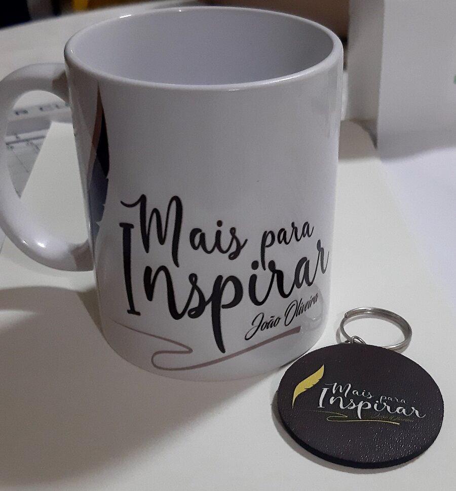 Caneca 'Mais Para Inspirar' - João Oliveira