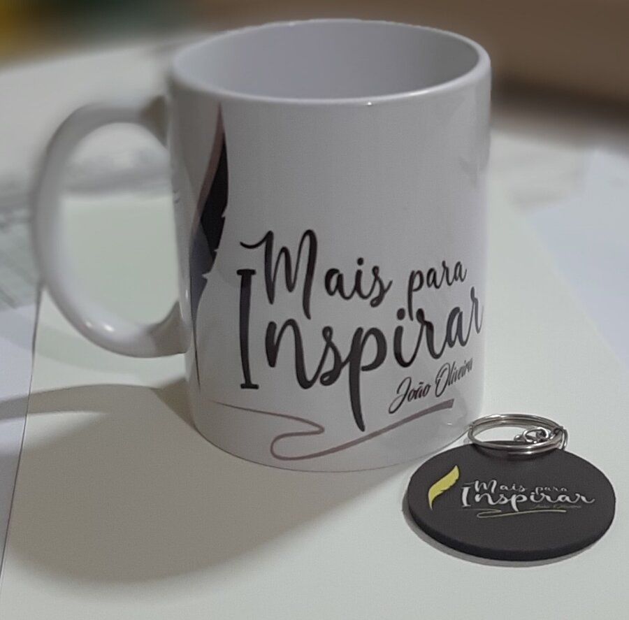 Caneca 'Mais Para Inspirar' - João Oliveira