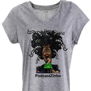 Camiseta Baby Look - PDZ PodcastZinho Cultura Pop