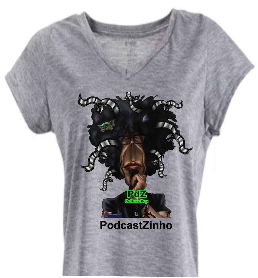 Camiseta Baby Look - PDZ PodcastZinho Cultura Pop