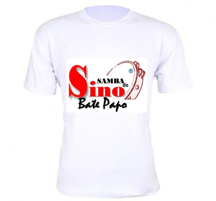 Camiseta Samba do Sino Bate Papo - Branca