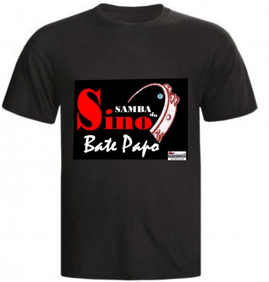 Camiseta Samba do Sino Bate Papo  - Preta